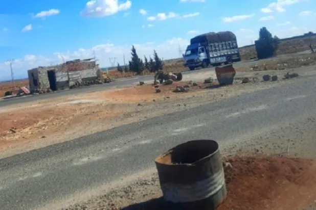 Dera’nın batı kırsalında Suriye rejiminin askeri noktalarından biri (Horan Free)