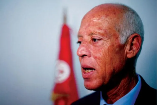 Tunus Cumhurbaşkanı Kays Said. (Reuters)