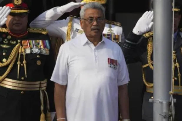 الرئيس السريلانكي غوتابايا راجاباكسا (أ.ب)