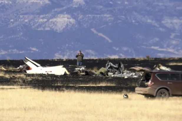 موقع حادث تحطم طائرة هليكوبتر سابق في نيو مكسيكو (أرشيفية - أ.ب)