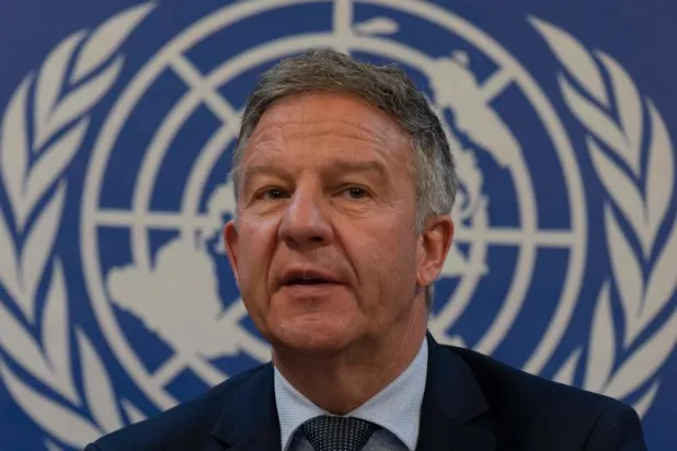 رئيس بعثة الأمم المتحدة لدى أفغانستان بالإنابة ماركوس بوتزيل (أ.ف.ب)