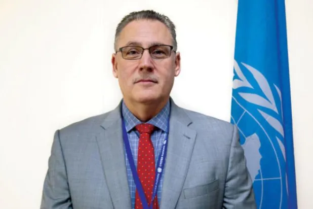 The UNDP’s Resident Representative in Kabul, Afghanistan, Abdullah Dardari (Asharq Al-Awsat)