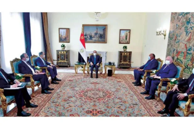 Mısır Cumhurbaşkanı Sisi, Rusya Dışişleri Bakanı'nı kabul etti (Mısır Cumhurbaşkanlığı)