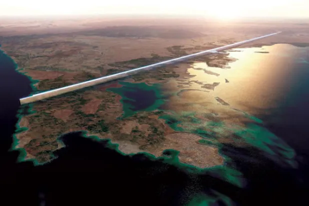 تقدم «ذا لاين» نهجاً جديداً لتصميم المدن المحافظة على الطبيعة والبيئة والاعتماد على الطاقة المتجددة (الشرق الأوسط)