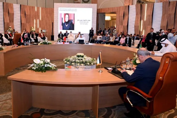 The second Higher Committee meeting of the Industrial Partnership for Sustainable Economic Development kicked off in Cairo on Monday. (Asharq Al-Awsat)