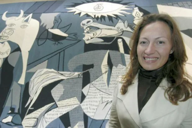 Diana Widmaier Picasso, Picasso’nun ünlü Guernica tablosu (Getty Images)