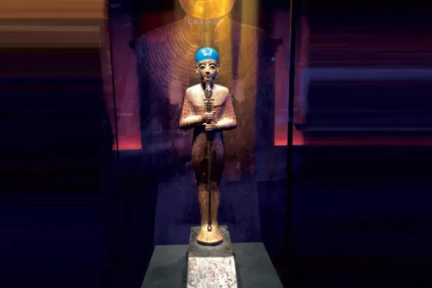 إحدى مقتنيات مقبرة توت عنخ آمون (السياحة والآثار المصرية)