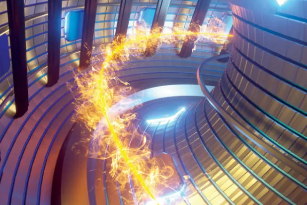 رسم تخيلي لمفاعل الاندماج النووي