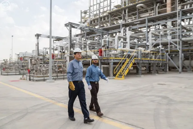 مصفاة «ياسرف» إحدى أوجه الشراكة بين «أرامكو السعودية» و«ساينوبك» الصينية (واس)