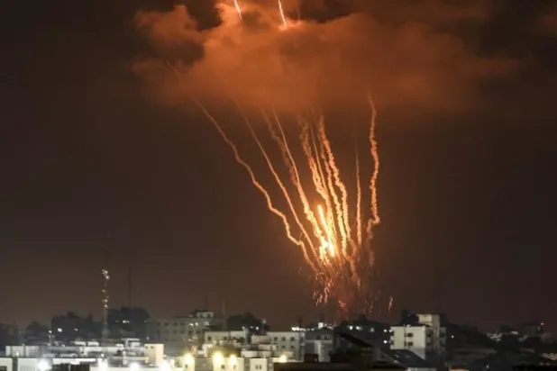 حملات راکتی از غزه (فرانس پرس)