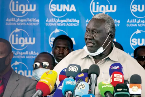 قائد الحركة الشعبية لتحرير السودان مالك عقار (غيتي)