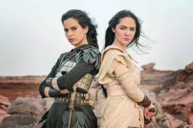 بطلتا المسلسل آيدا القصي وسمية رضا، تقدمان الشخصيتين الرئيسيتين في العمل