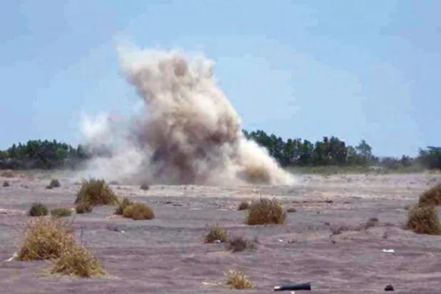 A picture published of missiles deployed by Houthi militias, which is considered a violation of the UN armistice (Saba News Agency)
