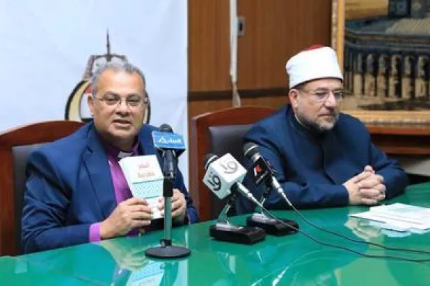 - مقر "الأوقاف المصرية" (وزارة الأوقاف)
- وزير الأوقاف مع رئيس الطائفة الإنجيلية (رئاسة الطائفة الإنجيلية)