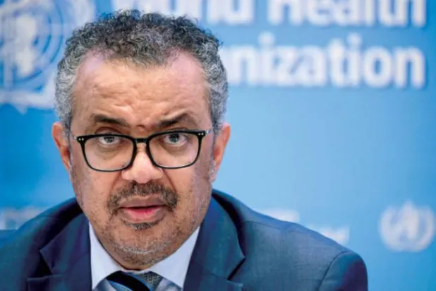 WHO Genel Direktörü Dr. Tedros Adhanom Ghebreyesus (AFP)