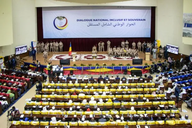 مؤتمر الحوار في إحدى جلساته (أ.ف.ب)