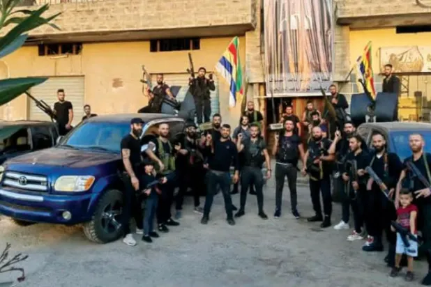 Suveyda'daki Çita Kuvvetleri (Şarku’l Avsat Arşiv)