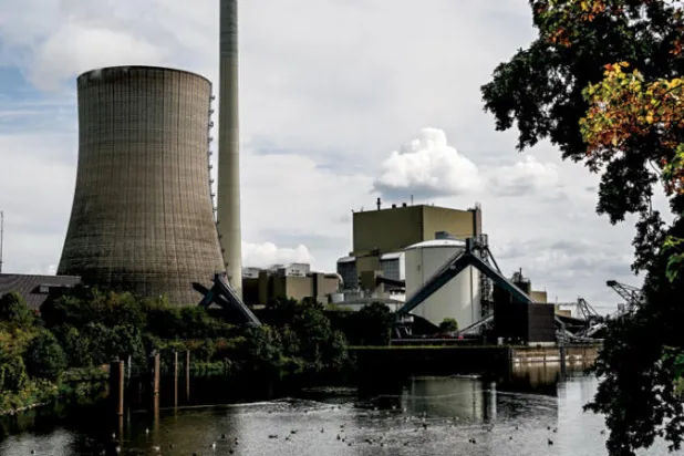 إحدى محطات الطاقة التي تعمل بالفحم في ألمانيا (د.ب.أ)