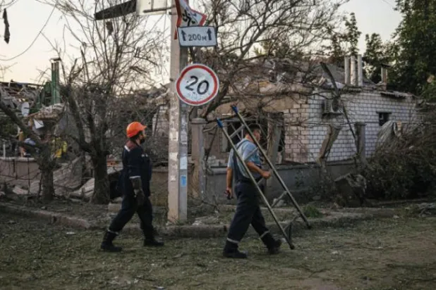 کیو میں ملٹری کمانڈ نے خیرسون کے علاقے میں روس کی دفاعی لائن کے بریک تھرو ہونے کا اعلان کیا ہے (اے ایف پی)  