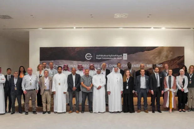 المديرون الإقليميون للاتحاد الدولي لحماية الطبيعة خلال اجتماعهم في العلا (الشرق الأوسط)