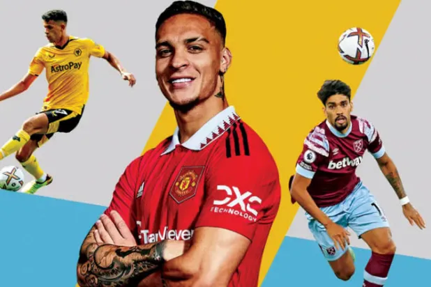 من اليمين: لوكاس باكيتا صفقة ولفرهامبتون وأنتوني المنضم ليونايتد برقم قياسي ولوكاس باكيتا نجم وستهام الجديد (الغارديان)