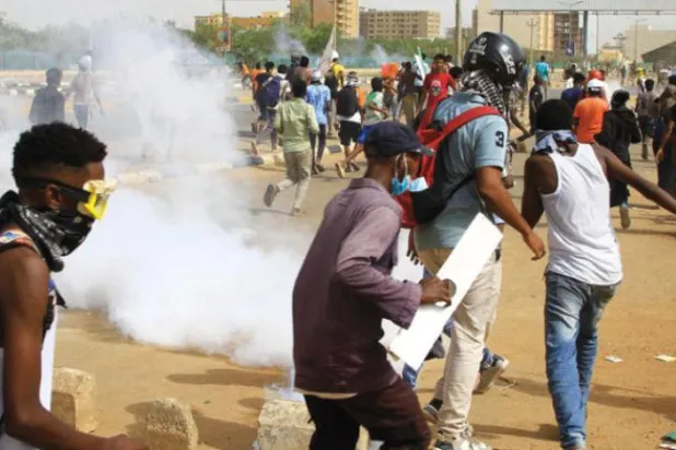 خرطوم میں 31 اگست کو سول حکمرانی کا مطالبہ کرنے والے احتجاج کا ایک منظر (اے ایف پی)