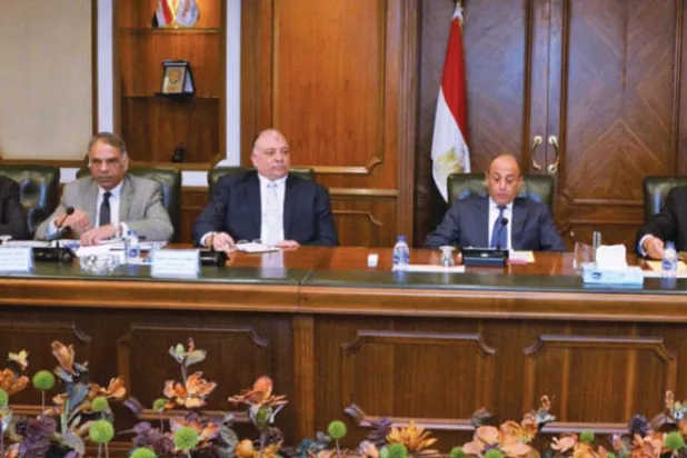 اجتماع بوزارة الطيران المدني المصرية لمراجعة تأمين المطارات (الحكومة المصرية)