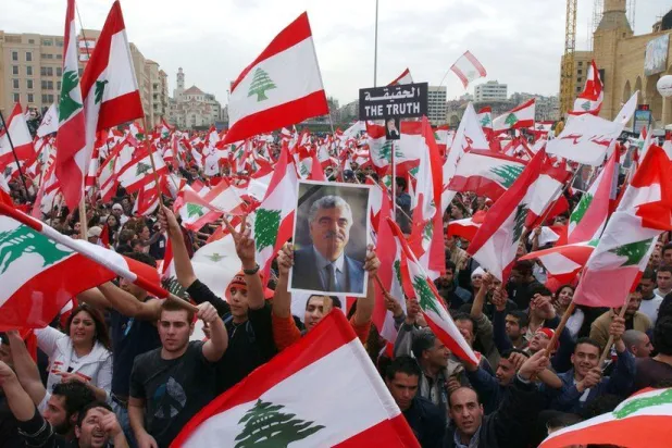 The killing of Hariri triggered huge anti-government protests in Beirut. (Getty Images)