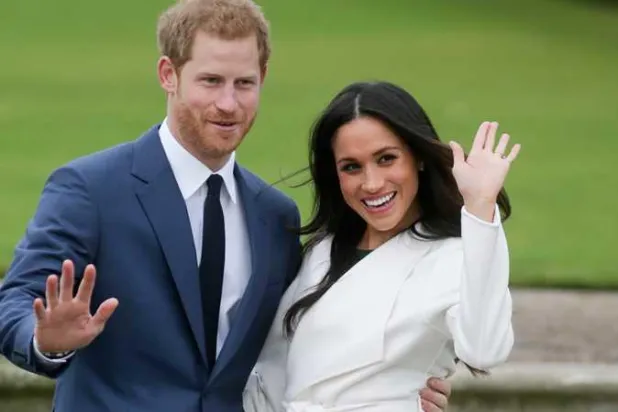 الأمير هاري وزوجته ميغان ماركل (أ.ف.ب)