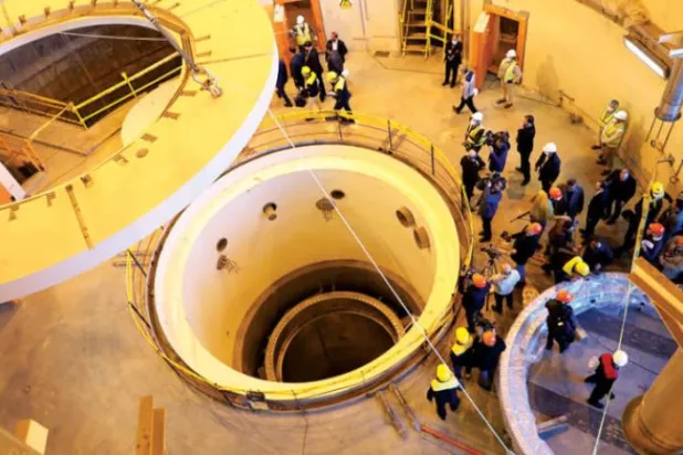 "اراک" میں بھاری پانی کا ری ایکٹر (آرکائیو - اے پی)