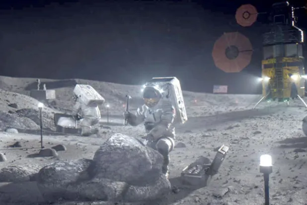 قواعد على القمر لإدارة موارده الطبيعية