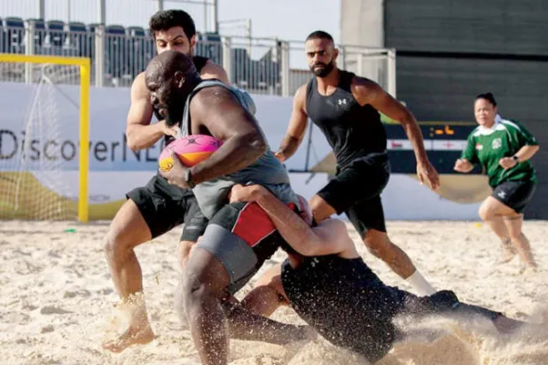 من إحدى البطولات الشاطئية السابقة والتي استضافتها مدينة نيوم (الشرق الأوسط)