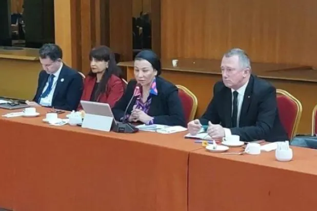 الوزيرة فؤاد خلال مشاركتها في مؤتمر وزراء البيئة الأفارقة (وزارة البيئة المصرية)