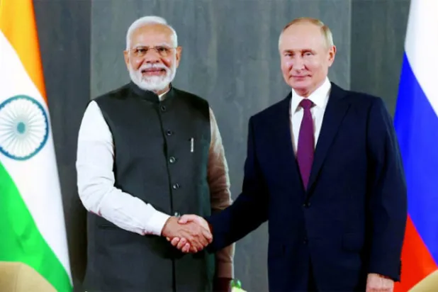 أكد الرئيس الروسي لرئيس الوزراء الهندي أنه يأمل أن ينتهي النزاع في أوكرانيا في أقرب وقت مبديا تفهمه لمخاوف الهند المرتبطة بالقتال (رويترز)