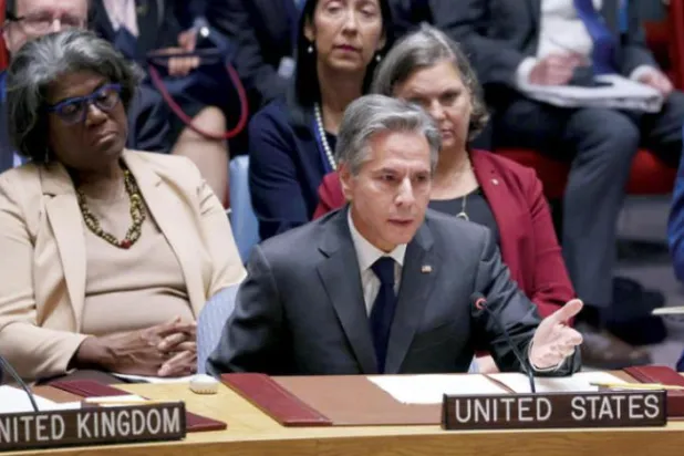 کل سلامتی کونسل میں بلنکن کی تقریر (ای.بی.اے)