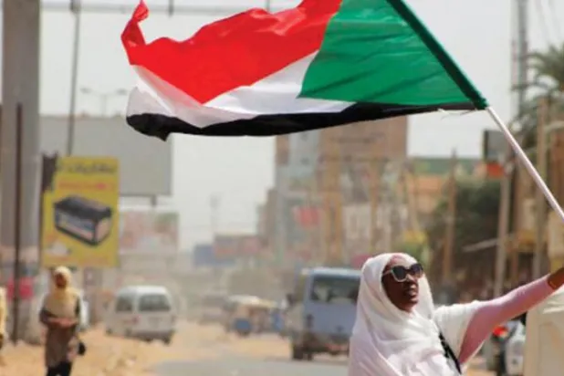 خرطوم میں سویلین حکمرانی کے لئے جاری مظاہروں کا ایک منظر (اے ایف پی)