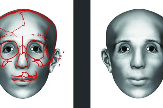 صورة ثلاثية الأبعاد للملكة مرس عنخ الثالثة (الفريق البحثي)