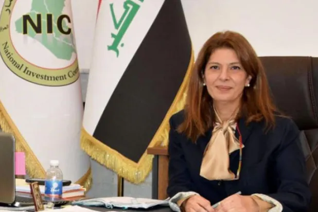 The head of Iraq’s National Investment Commission, Suha Al-Najjar (Asharq Al-Awsat)
 
