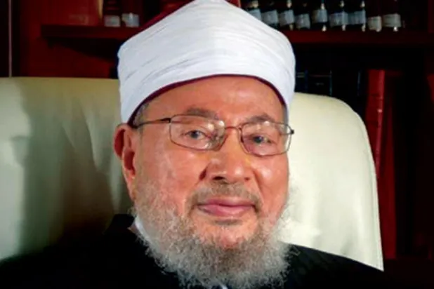 الشيخ يوسف القرضاوي على صفحة على «فيسبوك»