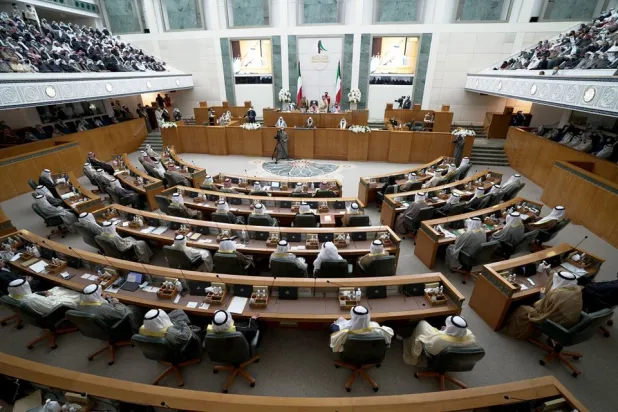 A view shows the first parliament session held after elections, in Kuwait City, Kuwait December 15, 2020. REUTERS/Stephanie McGehee/File Photo/File Photo
