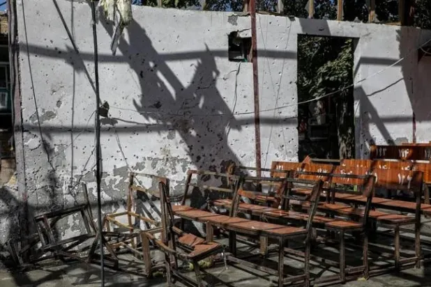 التفجير الذي استهدف المركز التعليمي (أ.ف.ب)