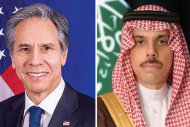 
شاهزاده فیصل بن فرحان - آنتونی بلینکن
