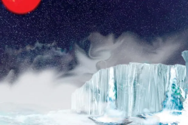 تصور فني لشكل كوكب مائي (الفريق البحثي)