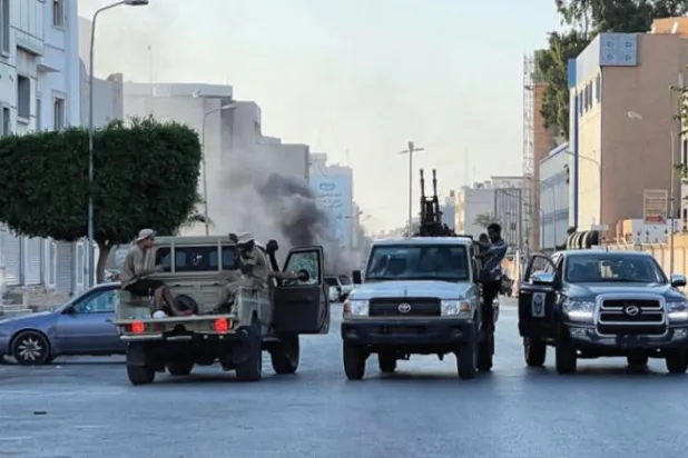 Dbeibeh-affiliated forces in Tripoli, Libya AFP
