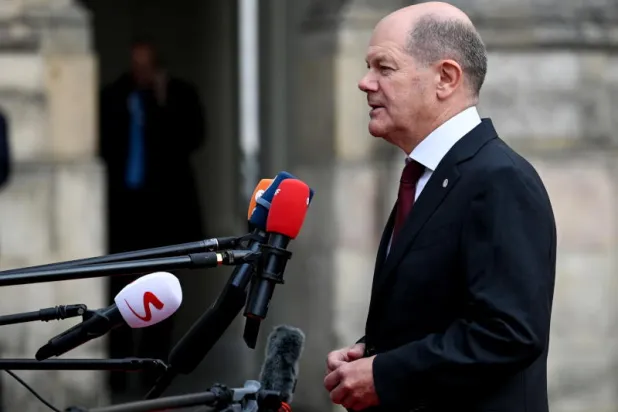 المستشار الألماني أولاف شولتس (إ.ب.أ)