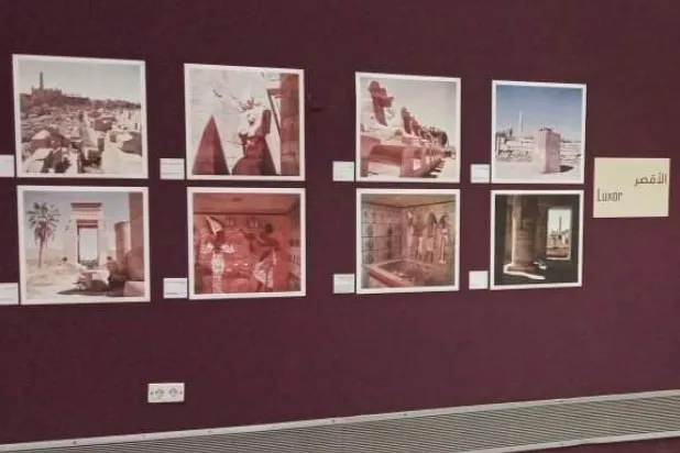 جانب من المعرض(الشرق الاوسط )