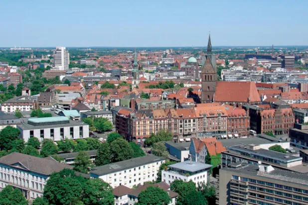 جانب من مدينة هانوفر عاصمة سكسونيا السفلى