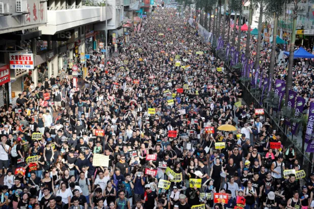 من الاحتجاجات المؤيدة للديمقراطية في هونغ كونغ (أرشيفية - رويترز)