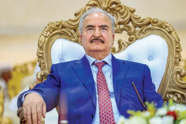 المشير خليفة حفتر القائد العام لـ«الجيش الوطني» الليبي (القيادة العامة)