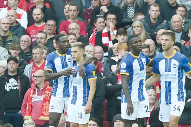 برايتون يأمل مواصلة أدائه المميز تحت قيادة ديي زيربي (إ.ب.أ)